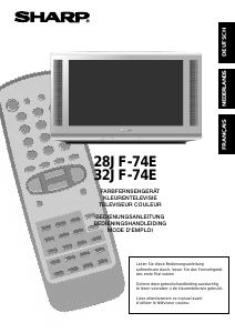 Handleiding Sharp 32JF-74E Televisie