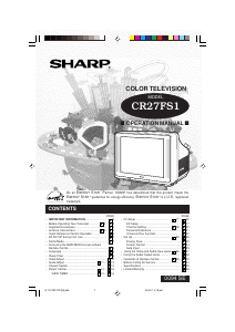 Handleiding Sharp CR27FS1 Televisie