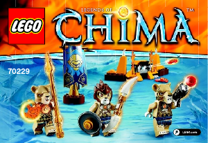 Mode d’emploi Lego set 70229 Chima La tribu lion