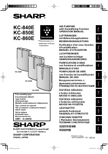 Bedienungsanleitung Sharp KC-860E Luftreiniger