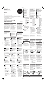 Mode d’emploi Sharp EL-2192RII Calculatrice imprimante