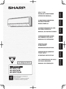 Manuale Sharp AY-XPC12JR Condizionatore d’aria