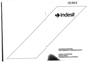 Handleiding Indesit CD 200 E Wasdroger