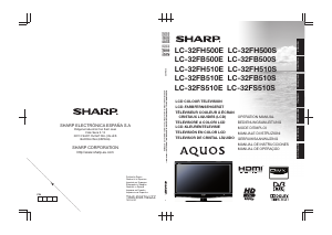 Mode d’emploi Sharp AQUOS LC-32FH500S Téléviseur LCD