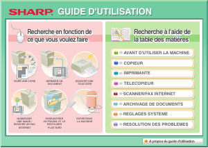 Mode d’emploi Sharp MX-2310U Imprimante multifonction