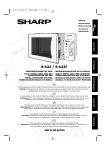 Bedienungsanleitung Sharp R-633F Mikrowelle