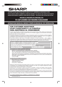 Handleiding Sharp R-CD2200M Magnetron