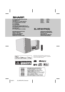 Handleiding Sharp XL-HF301PH Stereoset