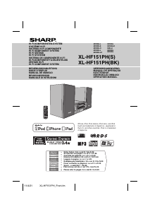 Handleiding Sharp XL-HF151PHS Stereoset