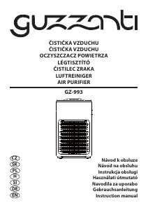 Priročnik Guzzanti GZ 993 Čistilec zraka