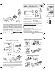 Handleiding Mattel X8404 Barbie Swim & Race Pups