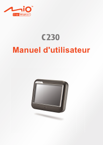 Mode d’emploi Mio C230 Système de navigation