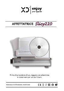 Manuale XD XDATC008 Affettatrice