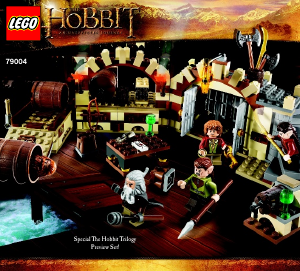 Bruksanvisning Lego set 79004 The Hobbit Flykten i tunnan