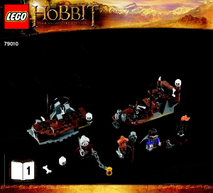Manuale Lego set 79010 The Hobbit La battaglia del re dei goblin