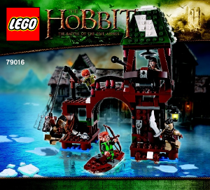 Manual Lego set 79016 The Hobbit Attack on lake-town