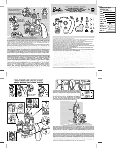Handleiding Mattel X9180 Barbie Splash n Slide Playset