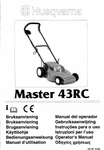 Manuale Husqvarna Master 43RC Rasaerba