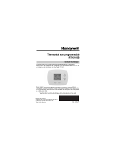 Mode d’emploi Honeywell RTH5100B Thermostat