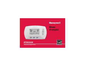 Mode d’emploi Honeywell RTH6300B Thermostat