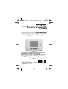 Mode d’emploi Honeywell RTH7400D Thermostat