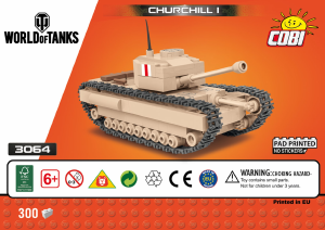 Manual Cobi set 3064 World of Tanks Churchill I