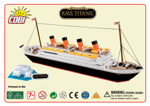 Mode d’emploi Cobi set 1914A Titanic RMS