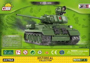 Mode d’emploi Cobi set 2476A Small Army WWII T-34/85