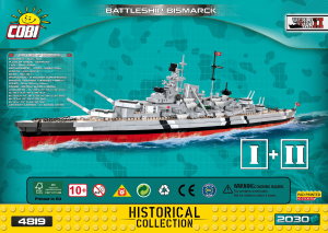 Mode d’emploi Cobi set 4819 Small Army WWII Battleship Bismarck