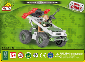 Bedienungsanleitung Cobi set 2156 Small Army Raketenstütze Fahrzeugsatz