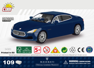 Priročnik Cobi set 24563 Maserati Quattroporte