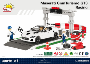 Kasutusjuhend Cobi set 24567 Maserati GranTurismo GT3