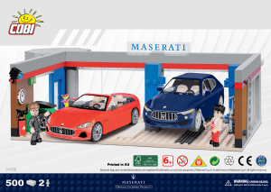 Rokasgrāmata Cobi set 24568 Maserati Garage