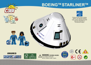 Instrukcja Cobi set 26263 Boeing Starliner