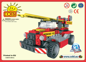 Bedienungsanleitung Cobi set 1421 Action Town Feuerwehr