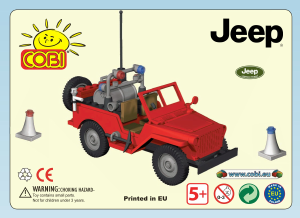 Bedienungsanleitung Cobi set 1429 Action Town Feuerwehr Jeep