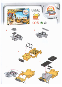Bedienungsanleitung Cobi set 1650 Action Town Kran