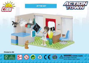 Bedienungsanleitung Cobi set 1740 Action Town Tierarzt