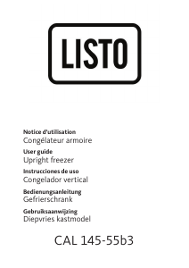 Bruksanvisning Listo CAL 145-55b3 Frys