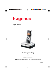 Bedienungsanleitung Hagenuk Space 200 Schnurlose telefon
