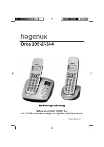 Bedienungsanleitung Hagenuk Orca 205-3 Schnurlose telefon