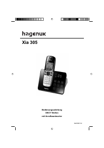 Bedienungsanleitung Hagenuk Xia 305 Schnurlose telefon