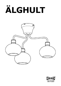 Használati útmutató IKEA ALGHULT Lámpa