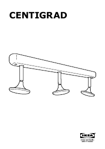 Brugsanvisning IKEA CENTIGRAD Lampe