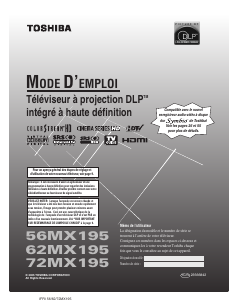 Mode d’emploi Toshiba 56MX195 Téléviseur