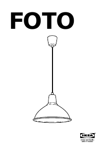 Bruksanvisning IKEA FOTO Lampa