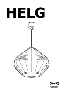 Manual IKEA HELG Lampă