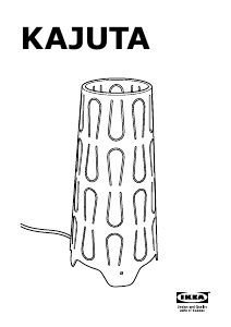 Manual IKEA KAJUTA Lampă