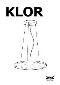 Manual IKEA KLOR Lampă