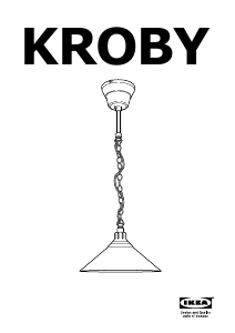 사용 설명서 이케아 KROBY (Ceiling) 램프